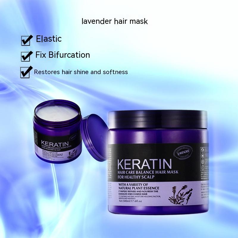 Lavender Non-Steamed Hair Care Nutrition Hair Mask Multi-Effect Repair Manic Soft Hair Treatment Ointment