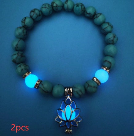 Brassard Energi Luminous Lotus Strand Pärla