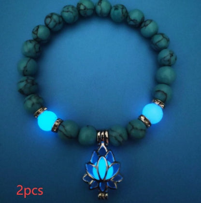 Brassard Energi Luminous Lotus Strand Pärla