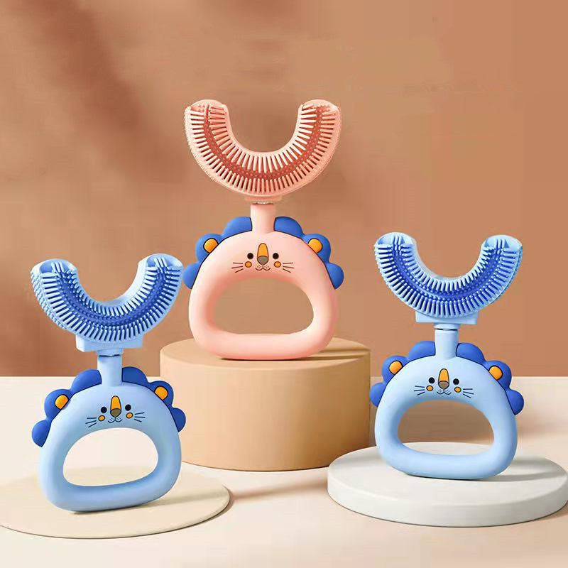 Children's U-shaped Silicone Toothbrush