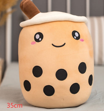 Pearl milk tea cup pillow