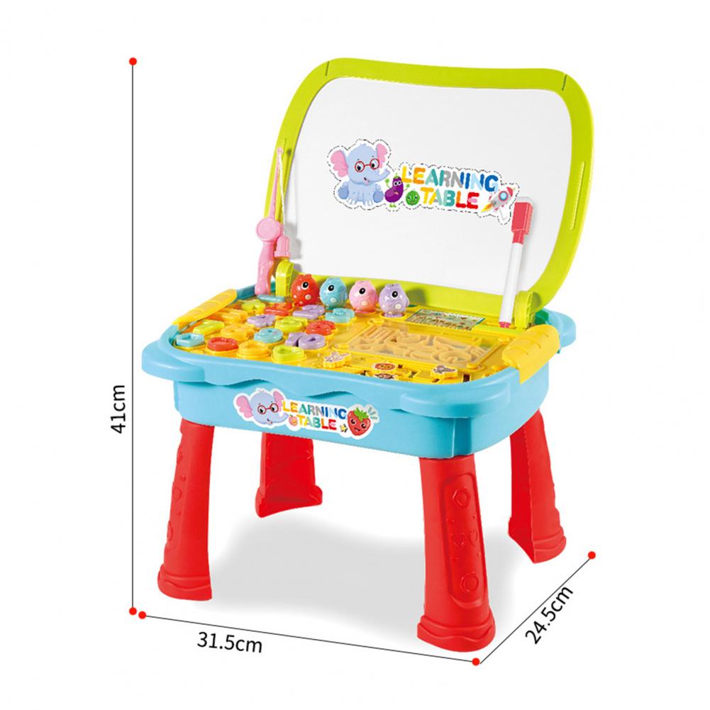 Multi Functional Puzzle Learning Table For Home Baby Early Education Toy