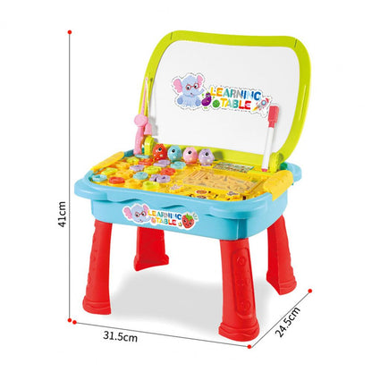 Multi Functional Puzzle Learning Table For Home Baby Early Education Toy