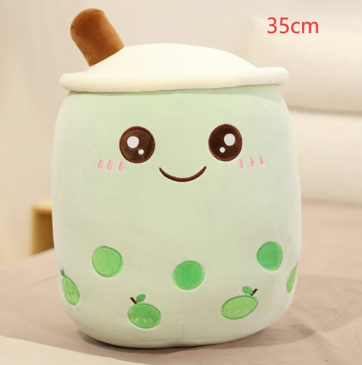 Pearl milk tea cup pillow