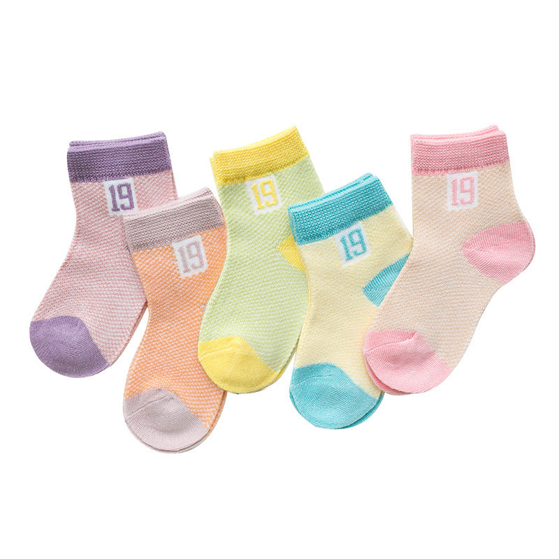 Chaussettes fines en maille pour enfants, chaussettes pour enfants