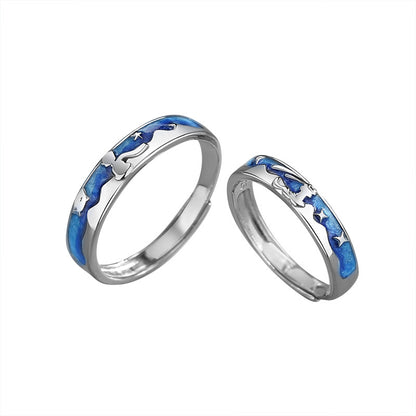 Fashion Personality Fox Men And Women Couple Rings