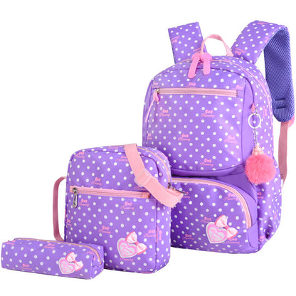 Sac à dos mignon de princesse de style coréen pour fille d'école primaire