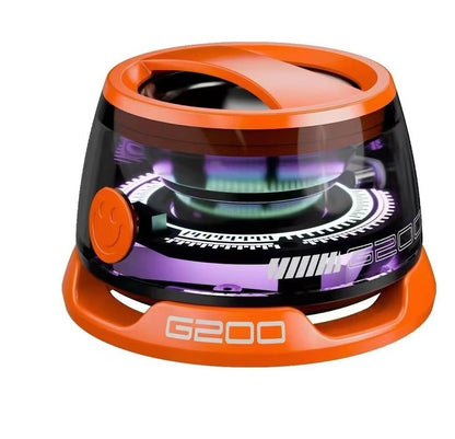 Bärbar Bluetooth-högtalare G200 RGB-belysningshögtalare BT5.3 Mini-ljudlåda 7 timmars uppspelning Magnetisk telefonhållare