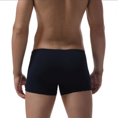 Men's Boxer Cotton Breathable Mid Waist Big Boxer Underwear