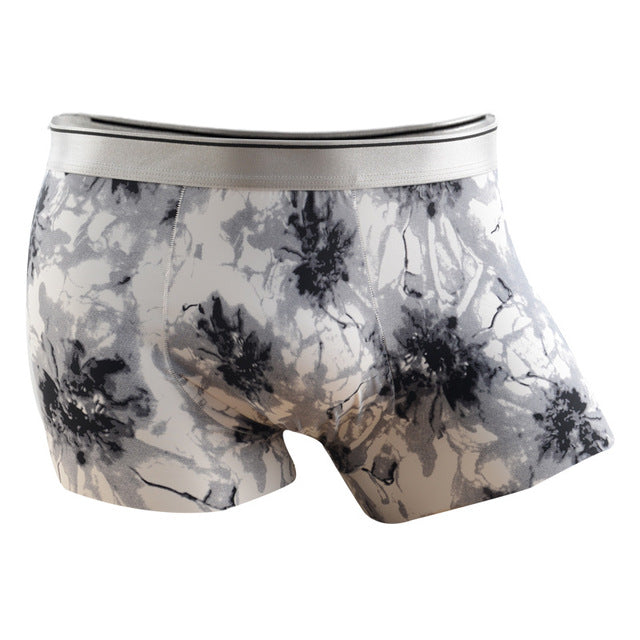 Kalsonger Man Ice Silk Herr Underkläder Boxershorts Seamless