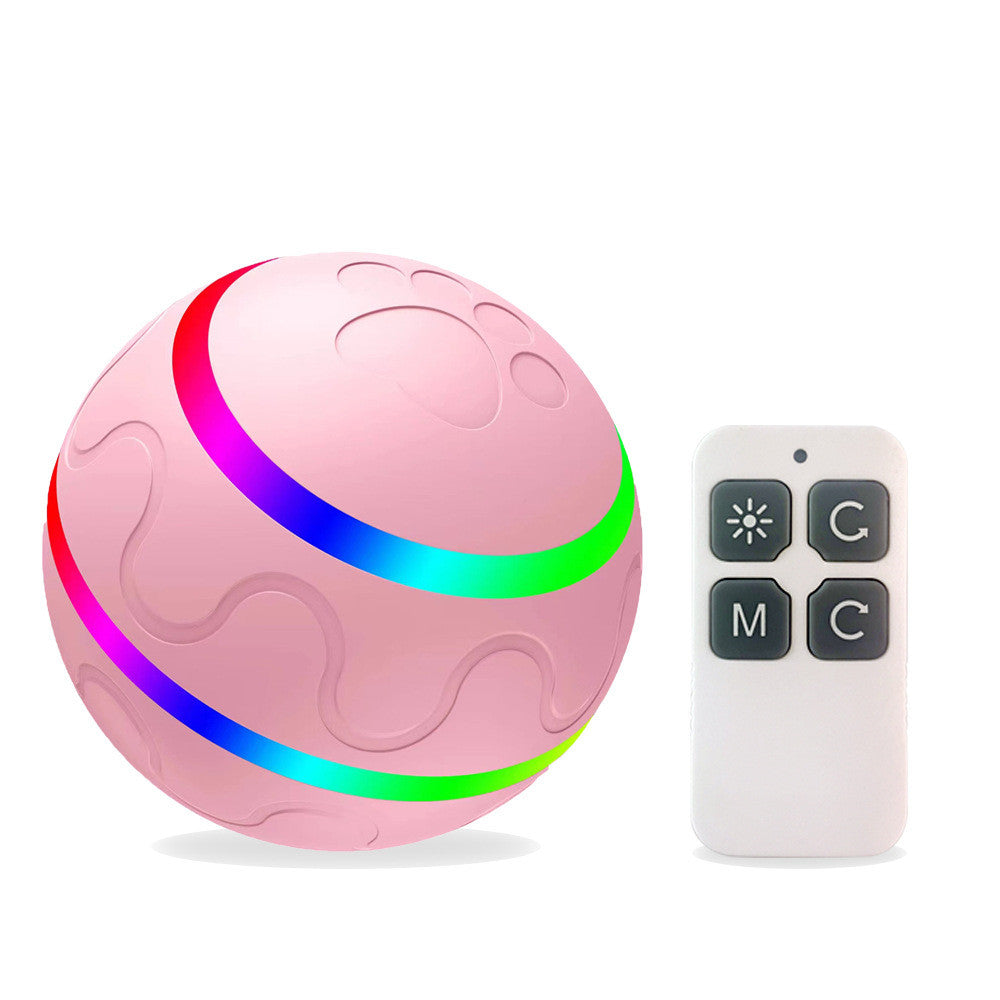 Pet New Cat Wicked Ball Toy Intelligent Ball USB Cat Toys Självroterande boll Automatisk rotationsboll