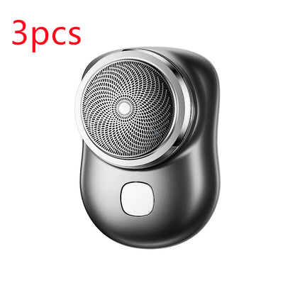 Mini rasoir électrique Portable sans fil pour le visage, Rechargeable par USB, Machine de rasage humide et sec, indolore, de petite taille, pour hommes