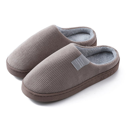 Corduroy Slippers For Women Home Shoes Men Women Couple