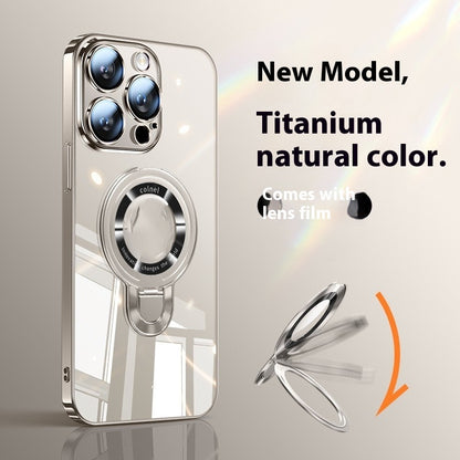 Phone Case Desert Gold Electroplating Pc Bracket
