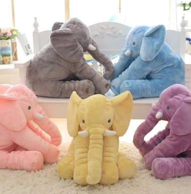 Elephant Doll Pillow Baby Comfort Sleep With