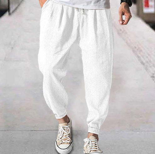 Casual Fashion Loose Men's Summer Ankle Banded Pants