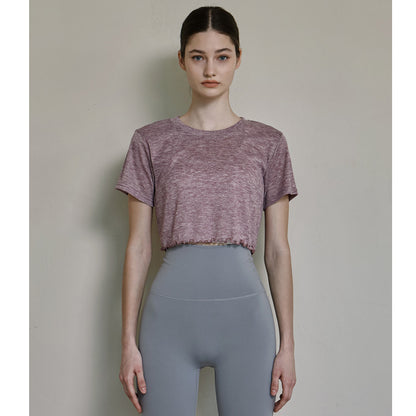 Yoga Clothes Short Sleeve Workout Top