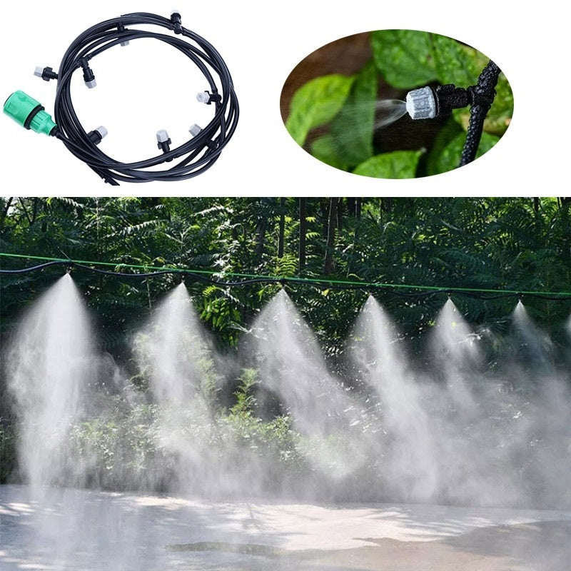 Ensemble de système de verdissement par brouillard d'eau pour tuyau d'irrigation de jardin