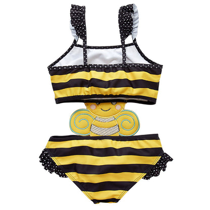 Children Teens Babies Girl Cartoon Cute One Piece Swimsuit