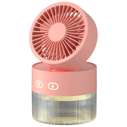 Strong Wind Desktop Atmosphere Lamp Fan Humidifier