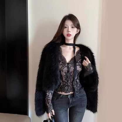 Slim-Fit Underwear Top Bottoming Shirt For Women
