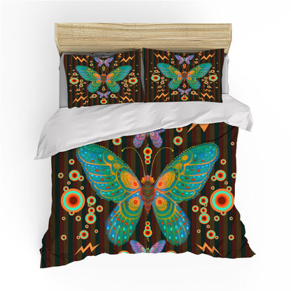Home Textile Butterfly Quilt Cover Pillowcase