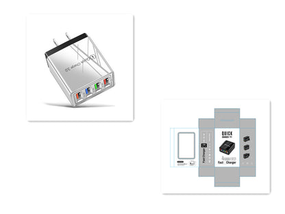 5V 3A Snabbladdning USB Charge Quick Charge 3.0