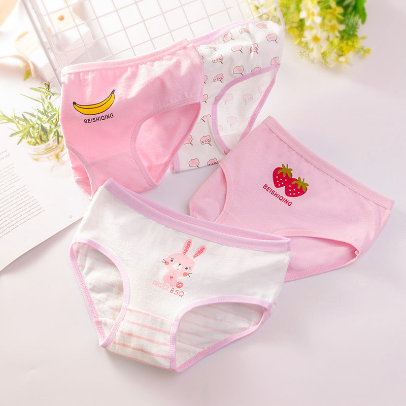 Sous-vêtements pour enfants Boxer en pur coton pour filles