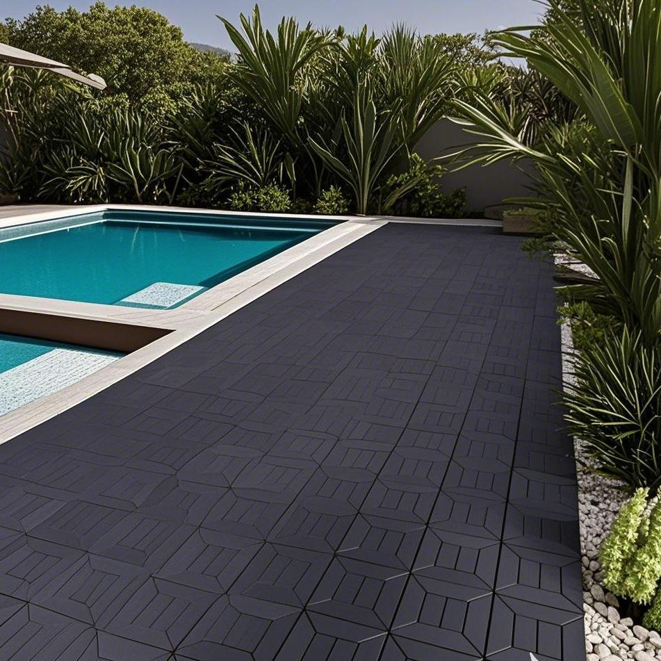 Waterproof, Wear-resistant, DIY Assembly, Garden, Courtyard, Balcony,plastic Flooring