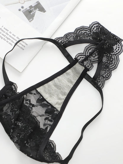 Sexy Lace, Breathable, Ultra-thin Women's Lingerie Lingerie Set