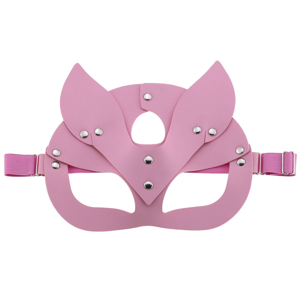 Creative Leather Sexy Prey Fox Ears Party Prom Mask