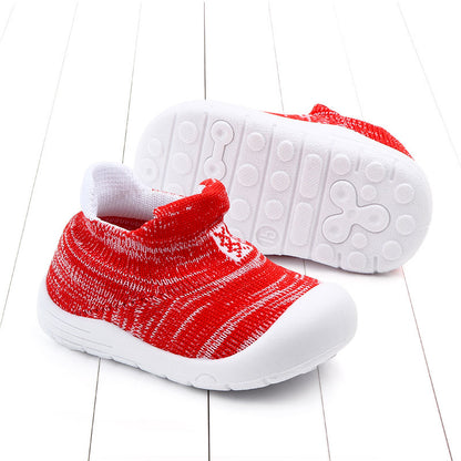 Spring Children\'s Single Shoe Soft Sole Walking Shoes Non Slip Breathable Baby Shoes