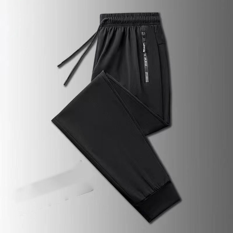 Summer Thin Ice Silk Pants For Men