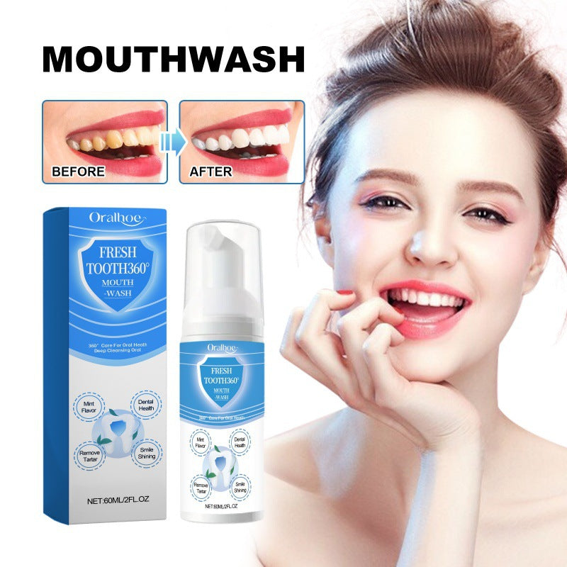 Oral Cleaning Mousse Whitening Teeth Care Gum