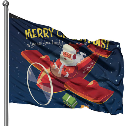 Christmas Party Decoration Festival Flag