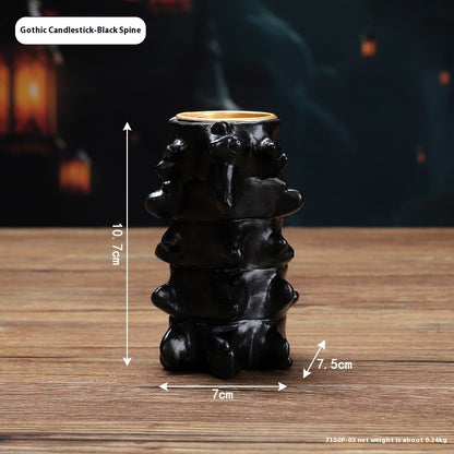 Halloween Heart Candlestick Decoration Horror Decoration Props
