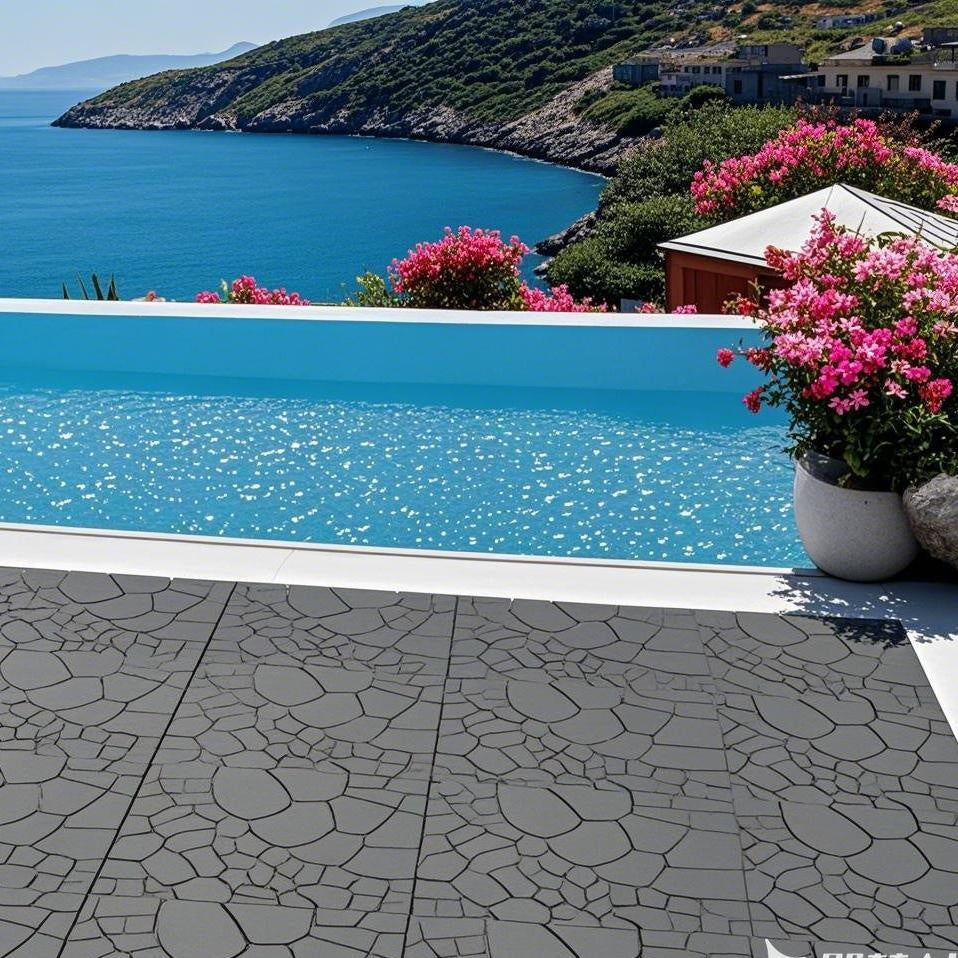 Waterproof, Wear-resistant, DIY Assembly, Garden, Courtyard, Balcony,plastic Flooring