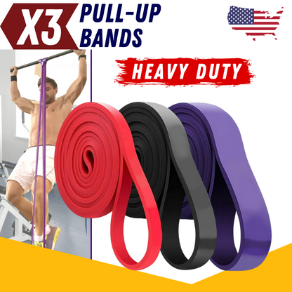 Pull Up Bands Heavy Duty Resistance Band För Gym Träning Fitness Workout Set US