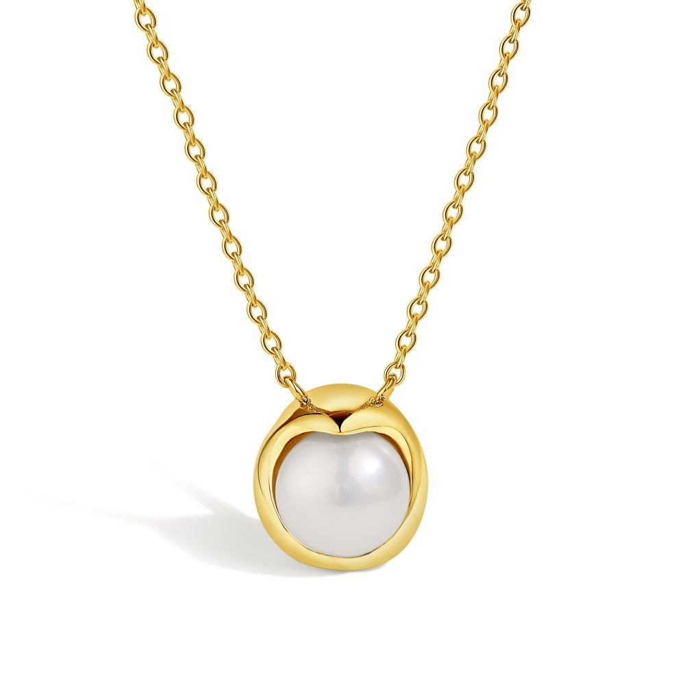 Round Pearl Necklace For Women