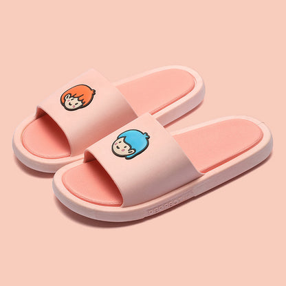 Cute Anti-slip Sandals For Bathing In The Bathroom