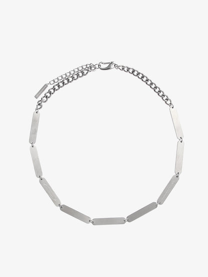 Metal Splicing Necklace For Men