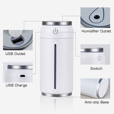 Summer Car Humidifier 220ML Mini USB Aroma Diffuser - Air Humidificator