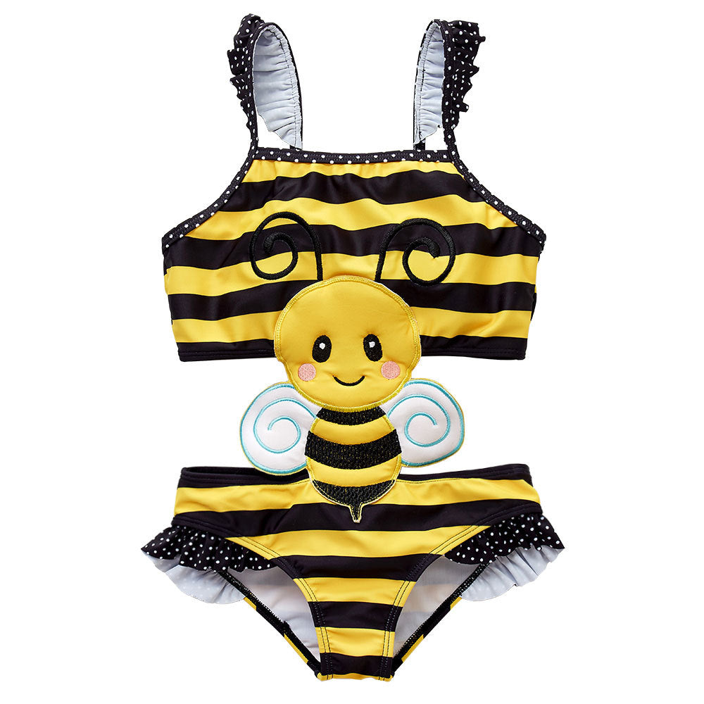 Enfants adolescents bébés fille dessin animé mignon maillot de bain une pièce