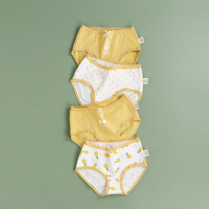 Girls' Underwear Children's Briefs Pure Cotton