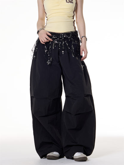 American Retro Hot Girl Fashion Brand Loose Cargo Pants