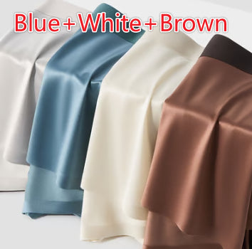 Light-luxury Satin Ice Silk Antibacterial Mens Boxer Briefs