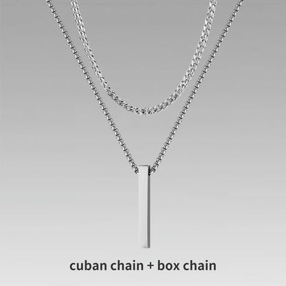 Jewelry Men Boy Gift Chain Crystal Necklace