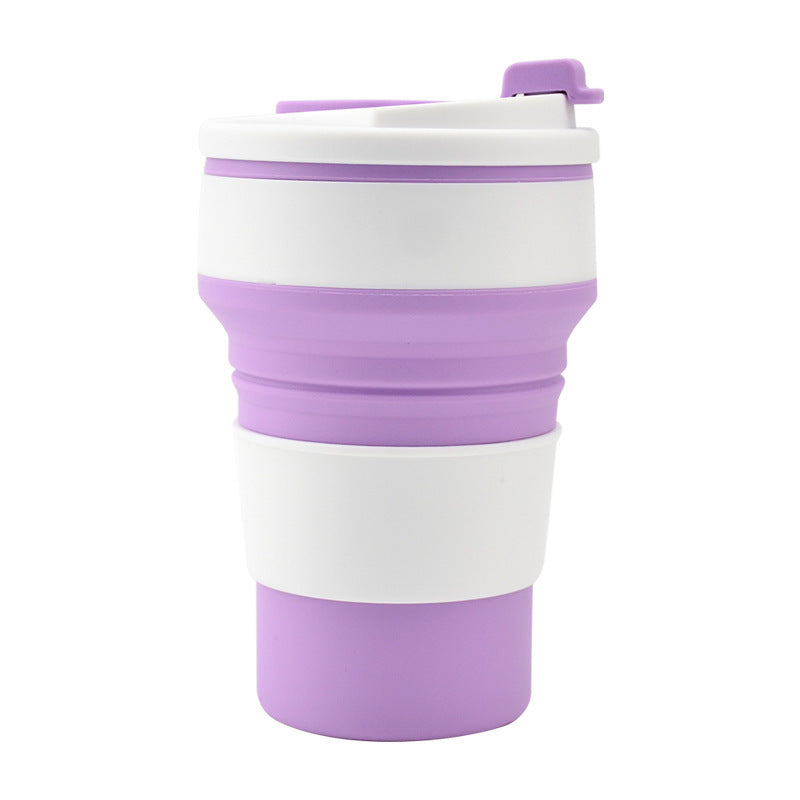 Tasse pliante avec couvercle, Gadgets de cuisine, tasse pliable avec couvercle, pour café, voyage en plein air, tasses portables pour boire de l'eau et du thé