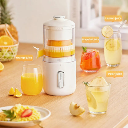 Presse-agrumes électrique multifonctionnel sans fil en acier, mélangeur de citron Orange, Mini presse-fruits Portable USB, presse-agrumes à pression pour la cuisine