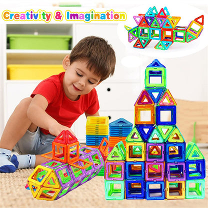 Blocs de Construction magnétiques bricolage aimants jouets pour enfants ensemble de Construction de concepteur cadeaux pour enfants jouets